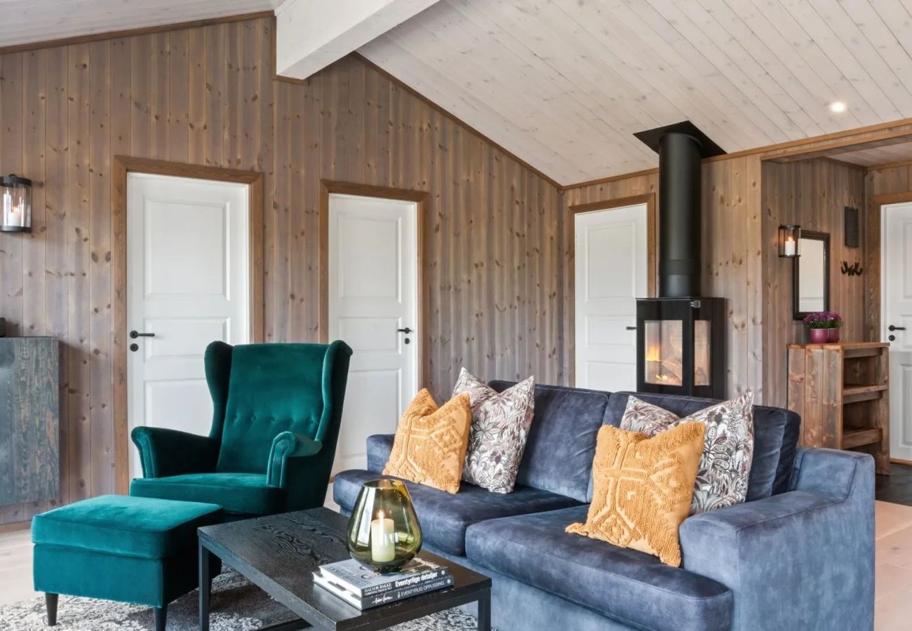 Hytte i Gol - Solglimt, mountain cabin in Golsfjellet with jacuzzi