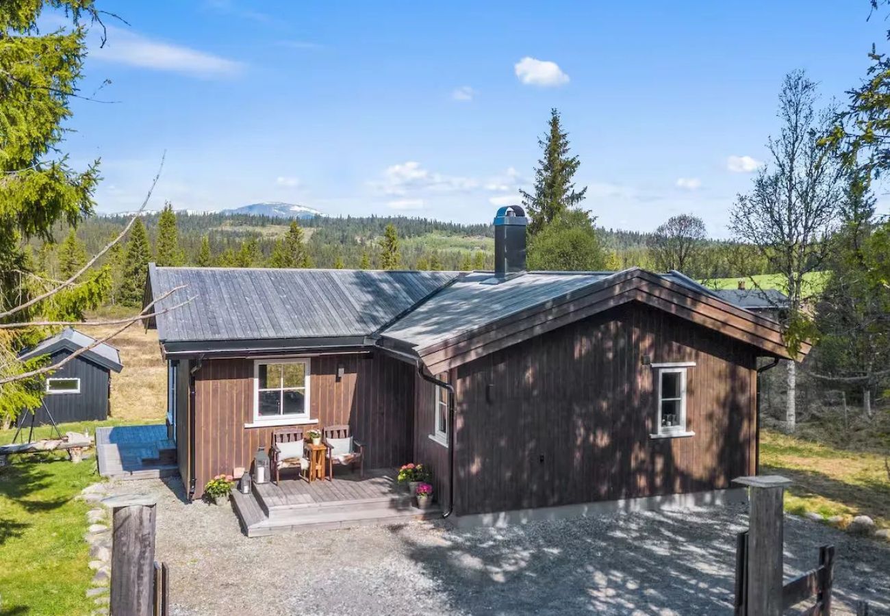Hytte i Gol - Solglimt, mountain cabin in Golsfjellet with jacuzzi
