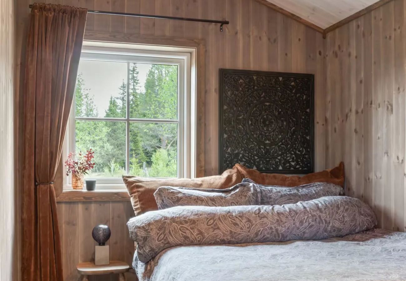 Hytte i Gol - Solglimt, mountain cabin in Golsfjellet with jacuzzi