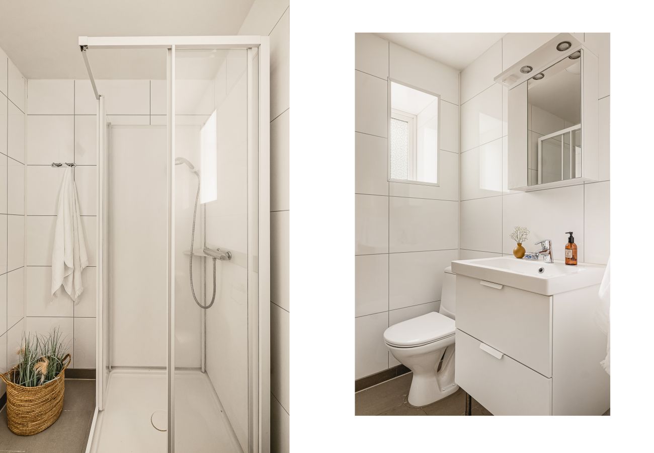 Leilighet i Bergen - Moderne leilighet med sjøgløtt og balkong