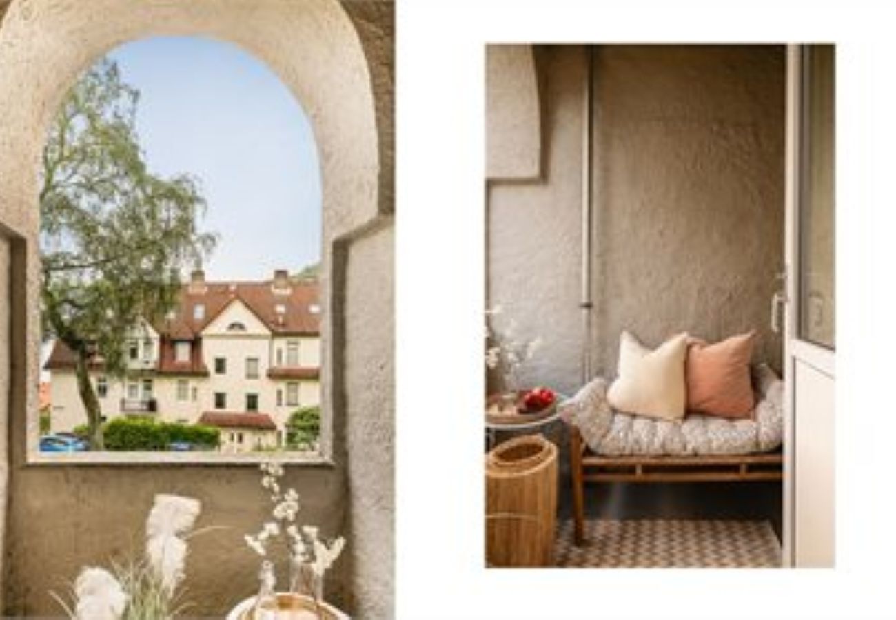 Leilighet i Bergen - Moderne leilighet med sjøgløtt og balkong