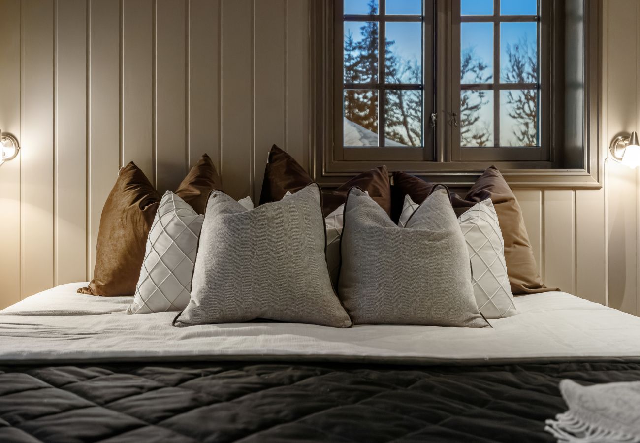Hytte i Øyer - Eksklusiv hytte på Hafjell med badstue, ski-inn-ski-out