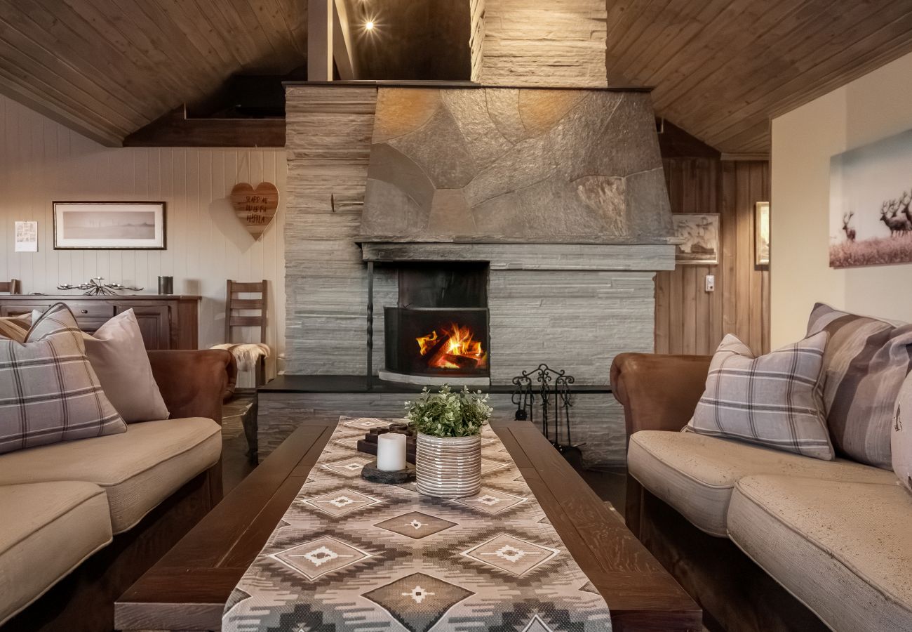 Hytte i Øyer - Eksklusiv hytte på Hafjell med badstue, ski-inn-ski-out