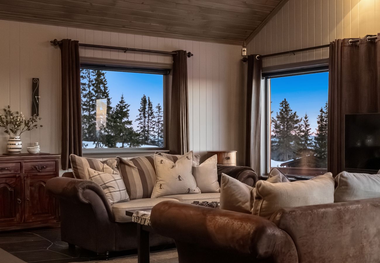 Hytte i Øyer - Eksklusiv hytte på Hafjell med badstue, ski-inn-ski-out