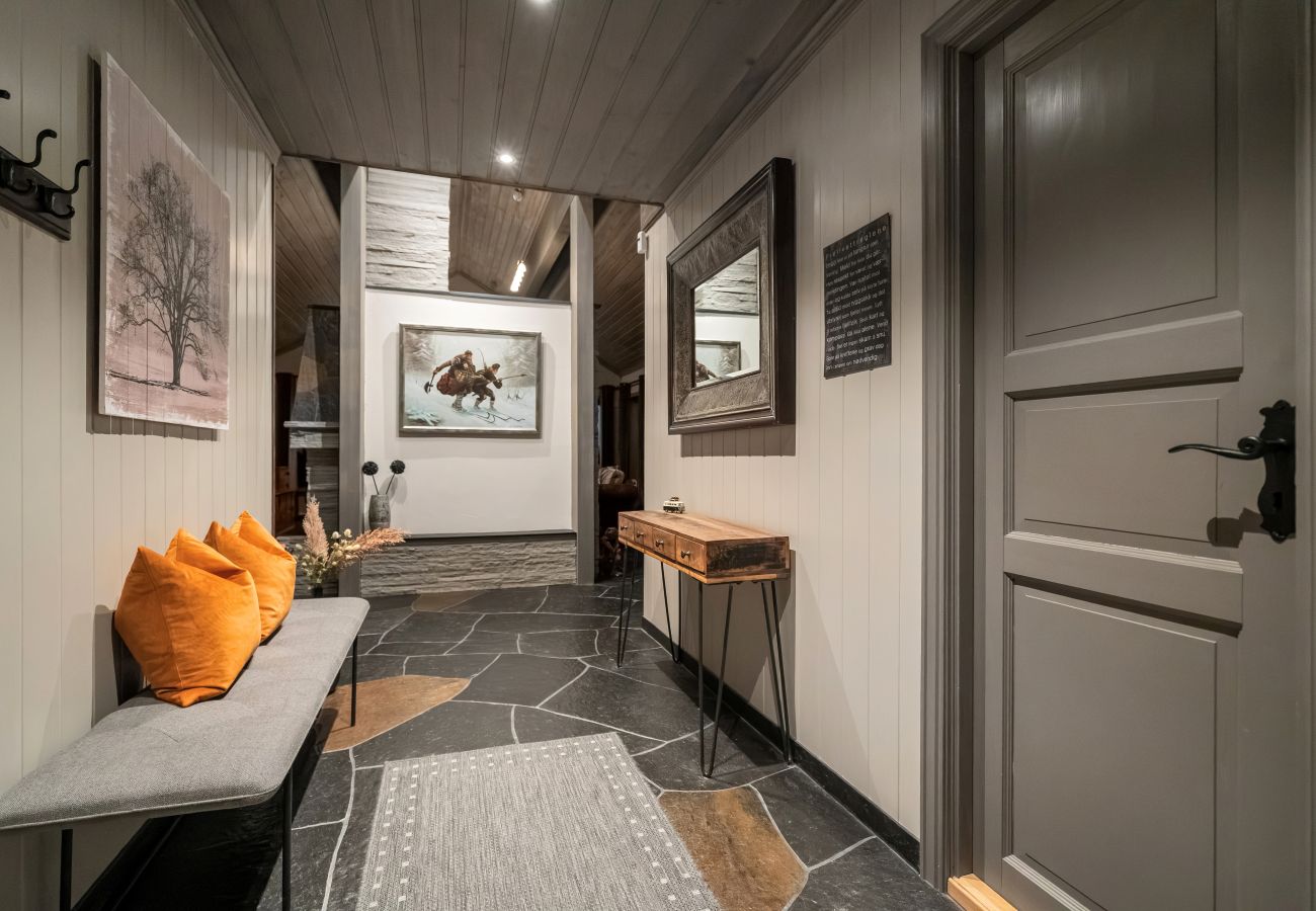 Hytte i Øyer - Eksklusiv hytte på Hafjell med badstue, ski-inn-ski-out