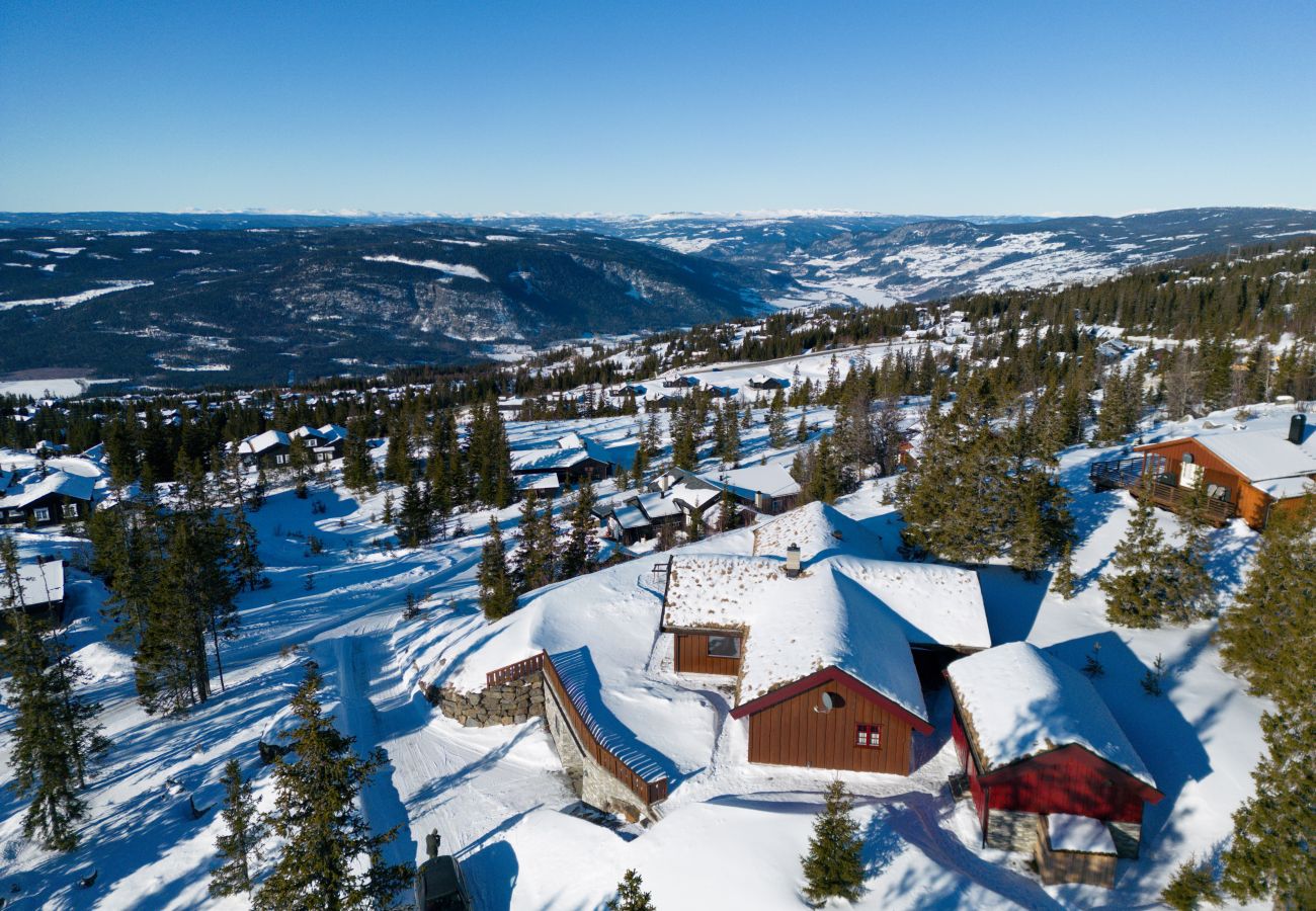 Hytte i Øyer - Eksklusiv hytte på Hafjell med badstue, ski-inn-ski-out