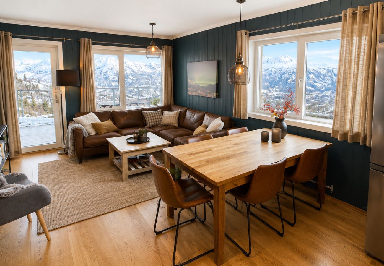 Leilighet i Hemsedal - Fjellperle- Ski inn/ut og panorama utsikt