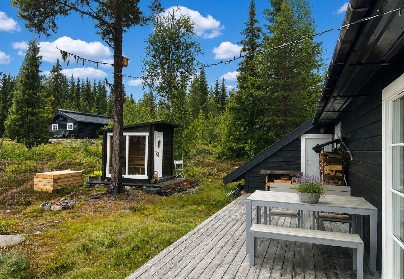 Hus i Gol - Hyttetu med sauna - for hele familien på Golsfjellet