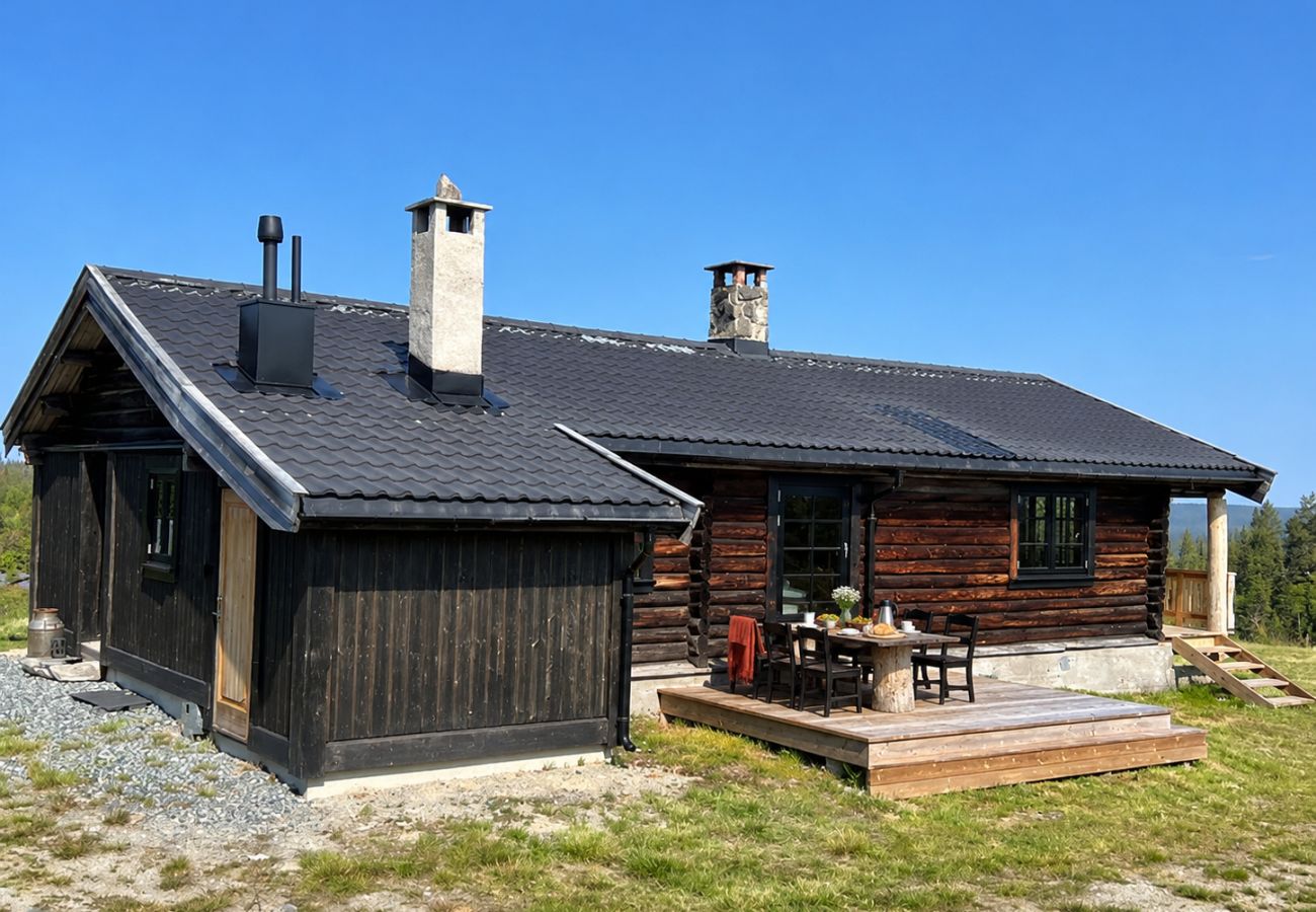 Hytte i Nesbyen - Tradisjonell hytte i nydelig landskap på Nesbyen
