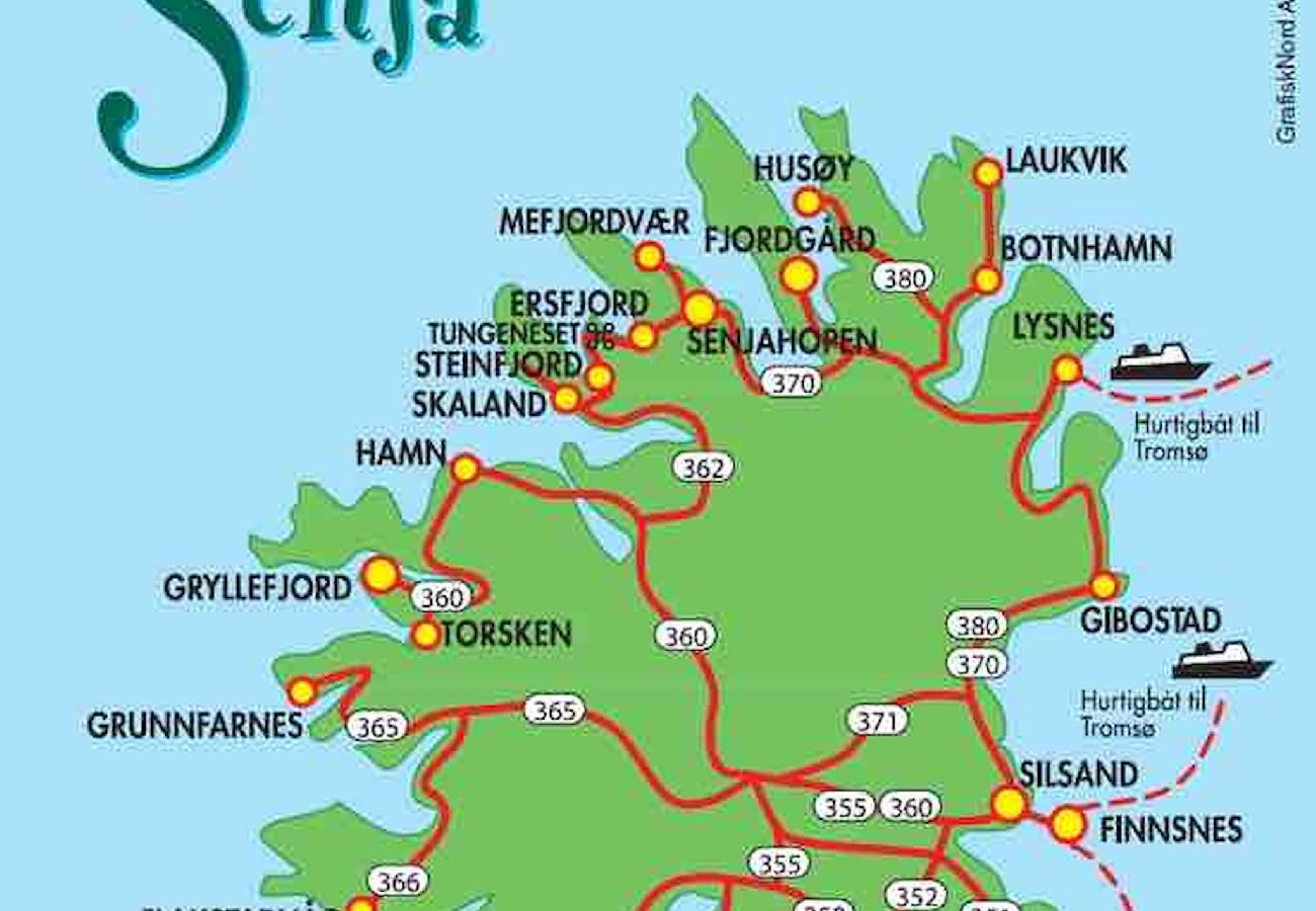 Hytte i Senja - Senja Aurora & Midnight Sun Lodge